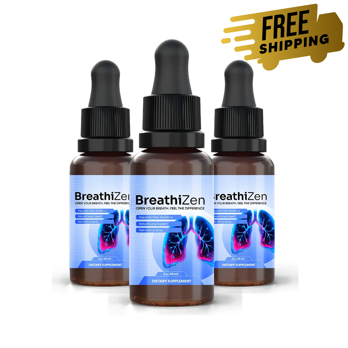 Breathizen 3 bottles